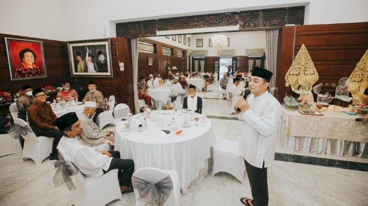 Wali Kota Surabaya Eri menggelar acara silaturrahim dan doa bersama dengan puluhan kiai dan ulama se-Kota Pahlawan/ist