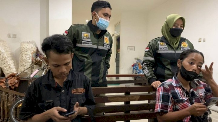 Pengamen yang biasa mangkal TL diamankan di Mako Satpol PP/RMOLJatim