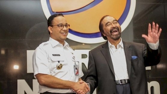 Gubernur DKI Jakarta Anies Baswedan dan Ketua Umum Nasdem Surya Paloh/Net