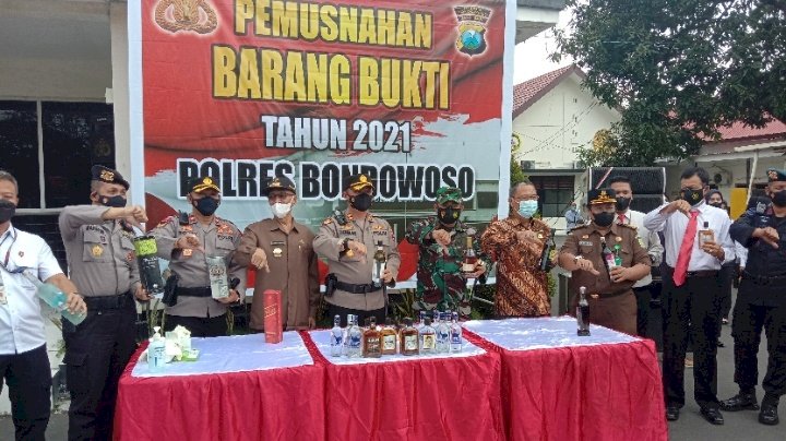 Hasil ungkap Polres Bondowoso