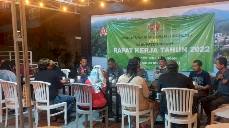 Rapat kerja PWI Ngawi/RMOLJatim