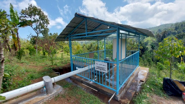 Rumah belajar ini untuk memperkuat kajian dan pemanfaatan potensi energi terbarukan di area sekitar seperti Biogas/Ist