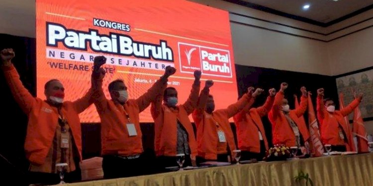 Kongres Partai Buruh menunjuk Said Iqbal sebagai Presiden Partai Buruh/RMOL