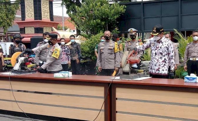 Polres Lamongan gelar analisa dan evaluasi/RMOLJatim