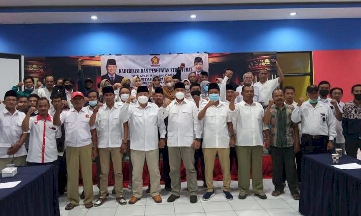 DPC Gerinda Kabupaten Malang saat deklarasikan Prabowo maju Capres/Ist