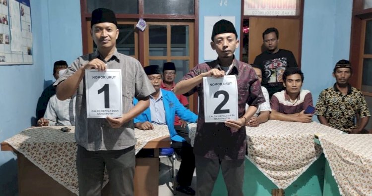 Suasana Penetapan Calon Kepala Desa Randuputih Kecamatan Dringu. /Ist