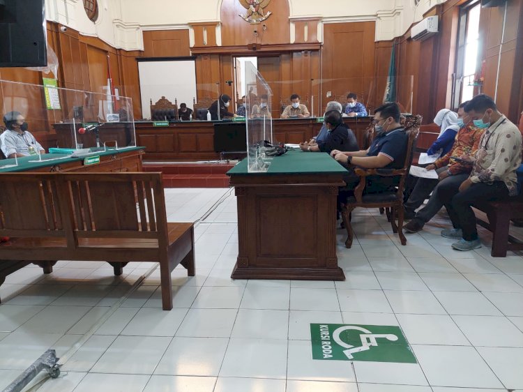 Suasana sidang gugatan debitor terhadap Kurator Pailit PT Citra Gading Asritama/RMOLJatim