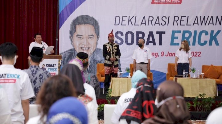 Relawan Sobat Erick se-Indonesia/ ist