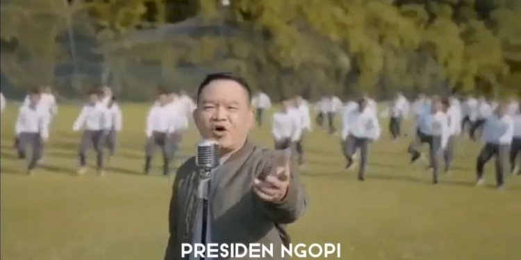 Video klip KSAD Jenderal Dudung Abdurachman dalam lagu berjudul "Ayo Ngopi"/Net