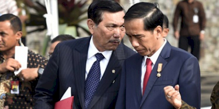 Luhut Binsar Panjaitan dan Presiden Jokowi/Net