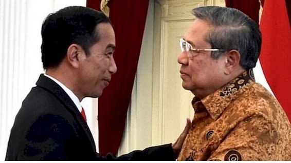 Presiden Joko Widodo dan Presiden Susilo Bambang Yudhoyono/Net