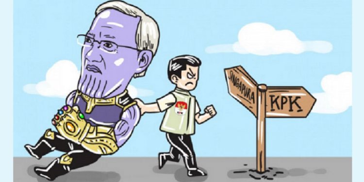 Ilustrasi upaya KPK menjerat Paulus Tanos/Disway