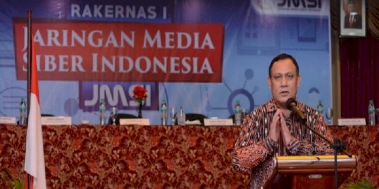 Ketua KPK Firli Bahuri saat hadiri acara JMSI/RMOL