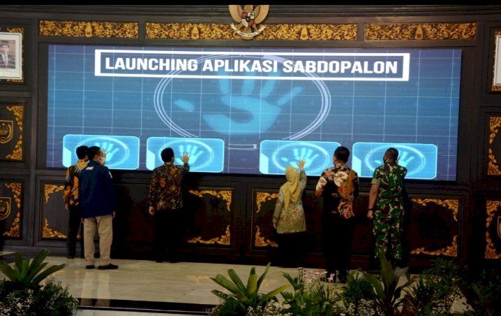 Launching Aplikasi Sabdo Palon dipendopo Kabupaten Jombang