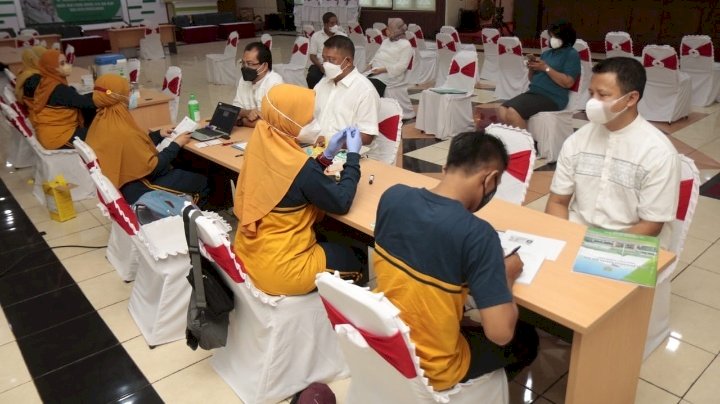 Pelaksanaan Vaksin Booster Di Puri Manggala Bhakti