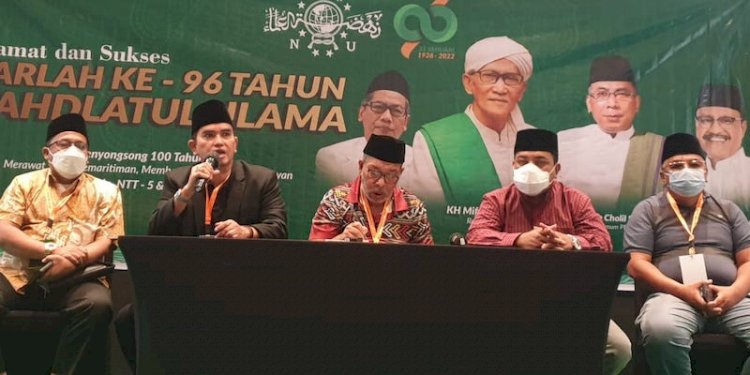 Konferensi pers peringatan hari lahir Nahdlatul Ulama (NU) di Labuan Bajo, Nusa Tenggara Timur/Ist