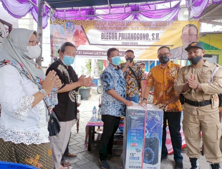 Anggota DPRD Jatim Blegur Prijanggono menggelar reses di Surabaya/ist