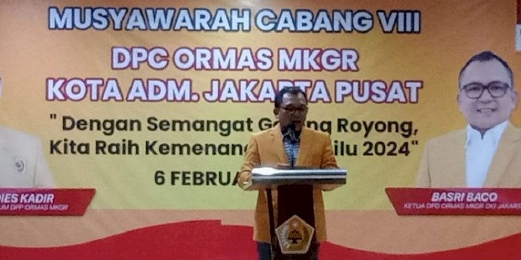 Ketua MKGR DKI Jakarta, Basri Baco/RMOLJakarta