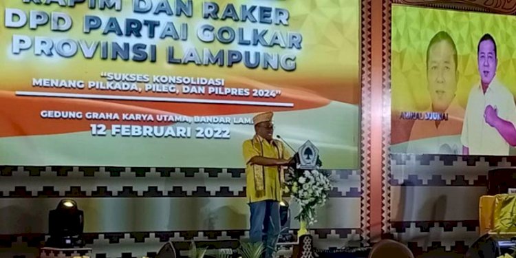 Ketua Dewan Pembina Partai Golkar Aburizal Bakrie/RMOLLampung