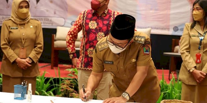 Wali Kota Malang, Drs. H.Sutiaji dalam kegiatan Musrenbang Tematik Pemuda/Ist