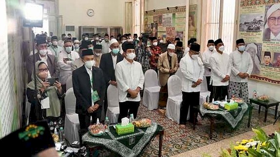 Rangkaian harlah ke 99 NU, di PCNU Surabaya yang merupakan kantor PBNU pertama kali, di Bubutan Surabaya/Ist