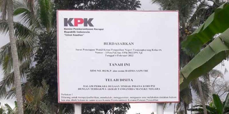 KPK sita aset milik Akbar Tandaniria Mangkunegara/Ist