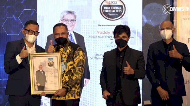 Penghargaan Indonesia Most Popular Digital Financial Brands Award 2022./Dok