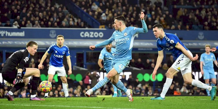 Phil Foden menjadi pembeda bagi Manchester City saat melakoni laga away di kandang Everton/Net