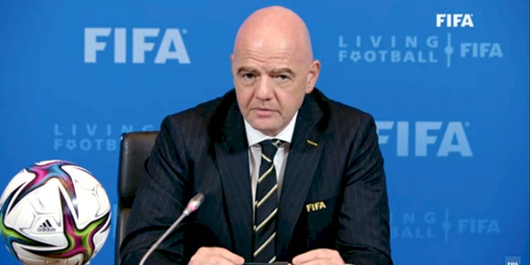 Presiden FIFA, Gianni Infantino/Repro