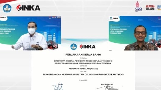 Penandatanganan perjanjian kerjasama INKA-DIKTI (ist)