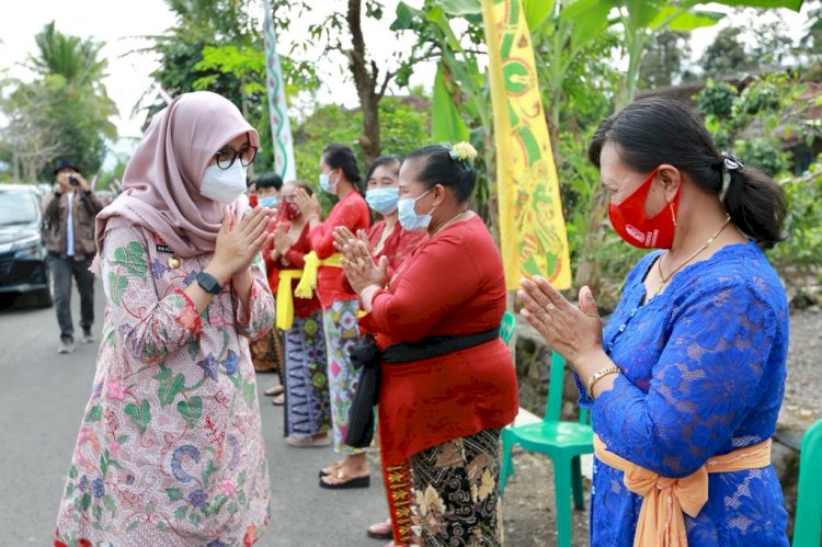 Bupati Banyuwangi Ipuk mengucapkan selamat Hari Raya Nyepi kepada umat Hindu/Ist