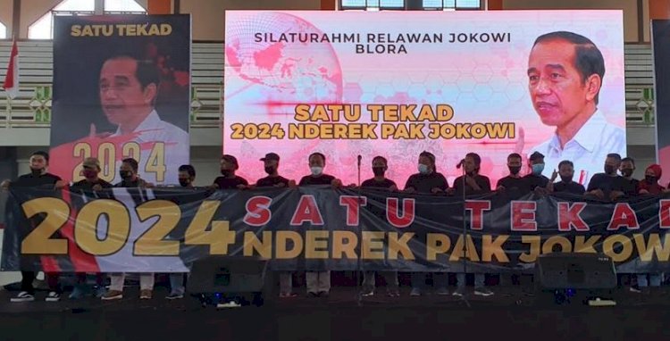 Relawan Jokowi silahturahmi di Gor Mustika/ist