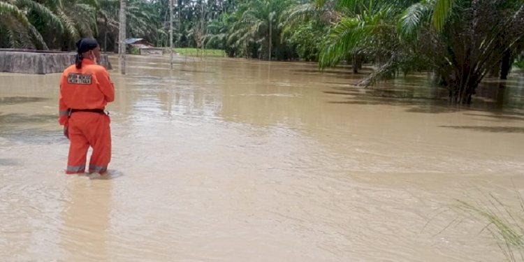 Banjir menggenangi dua kecamatan di Aceh Utara/Ist