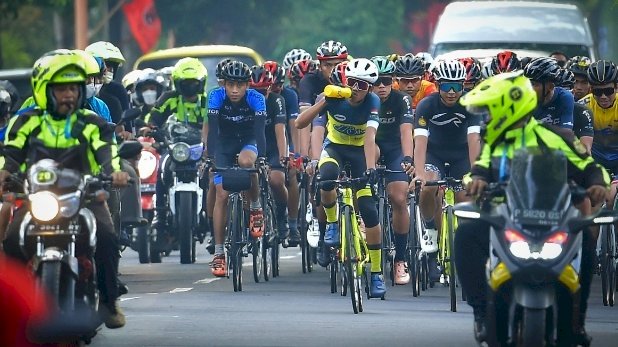 Para pembalap yang meramaikan event Go West Gantasan 2022 di Banyuwangi/Humas