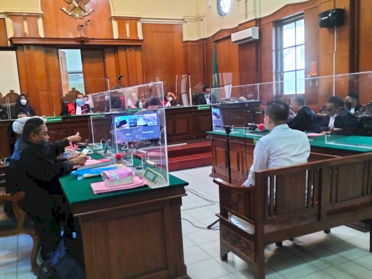 Sidang perdana Kekerasan Dalam Rumah Tangga (KDRT) dengan terdakwa The Irsan Pribadi Susanto/Ist