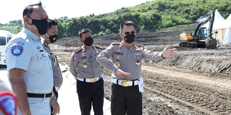 Kakorlantas Polri, Irjen Firman Shantyabudi saat meninjau langsung Sirkuit Mandalika/Ist