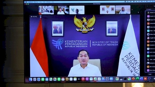 Mendag Luthfi saat rapat bersama Komite II DPD RI/Repro