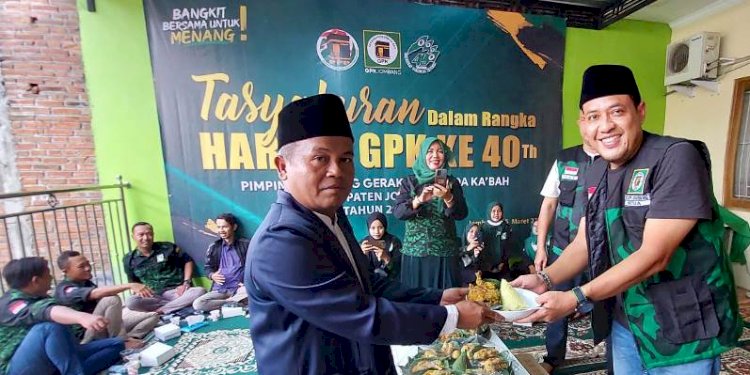 Ketua GPK Jombang H Mujtahidur Ridho saat acara syukuran Harlah GPK ke-40/RMOLJatim