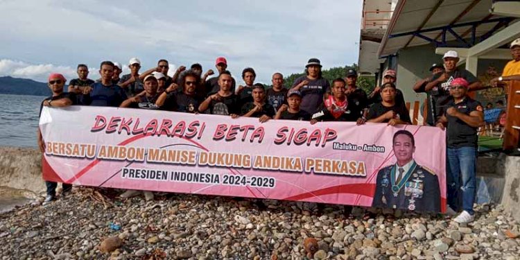 Kelompok Beta Sigap Ambon Manise deklarasi dukungan untuk Panglima TNI Jenderal Andika Perkasa/Net