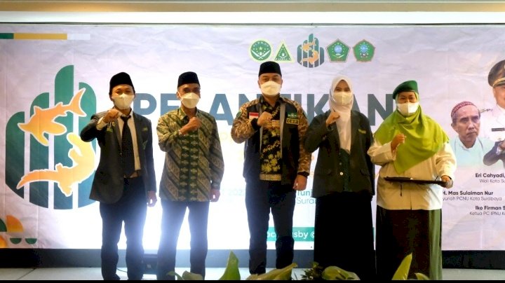 Wali Kota Eri hadir dalam pelantikan Pengurus Pimpinan Cabang IPNU dan IPPNU Surabaya/ist