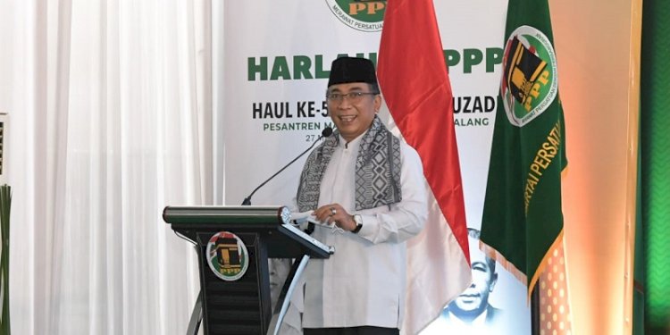 Ketum PBNU hadiri acara Puncak Harlah PPP di Ponpes Al Hikam, Malang Jatim, Minggu (28/3)/Ist