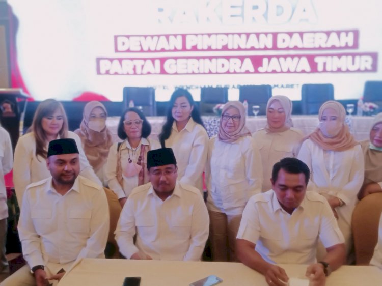 Rakerda DPD Gerindra Jatim di hotel Wyndam Surabaya/RMOLJatim