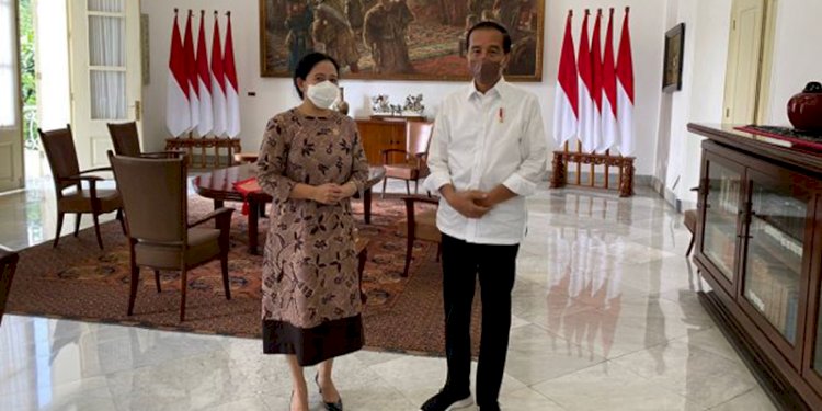 Ketua DPR RI Puan Maharani bertemu dengan Presiden Joko Widodo di Istana Bogor/Net