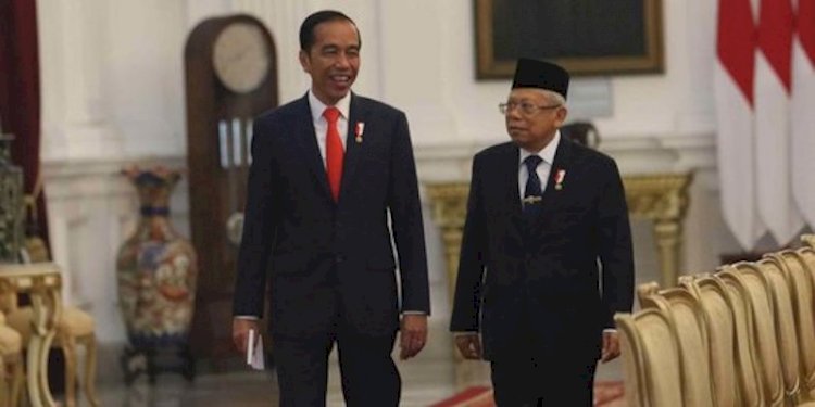 Presiden Joko Widodo dan Wakil Presiden Maruf Amin/Net