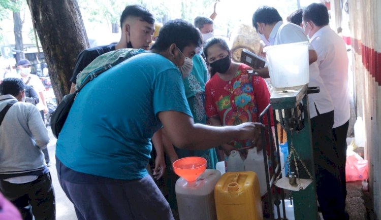 Minyak Goreng Curah di Pasar Tradisional Kota Probolinggo/RMOLJatim