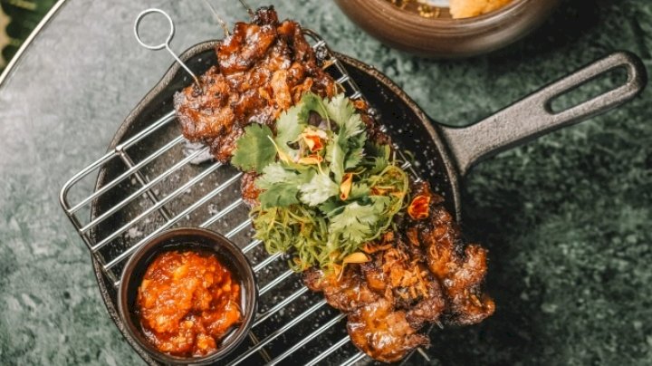 Sate maranggi salah satu kuliner andalan di Bulan Ramadhan. 