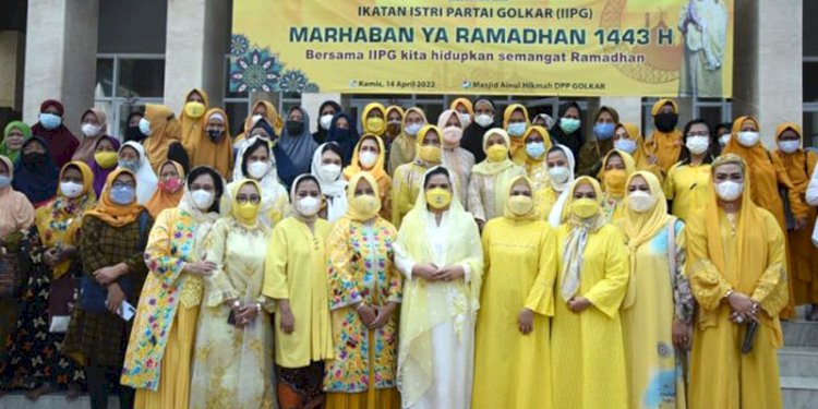 Ikatan Istri Partai Golkar menyemarakan bulan suci melalui Gema Ramadhan IIPG/Ist