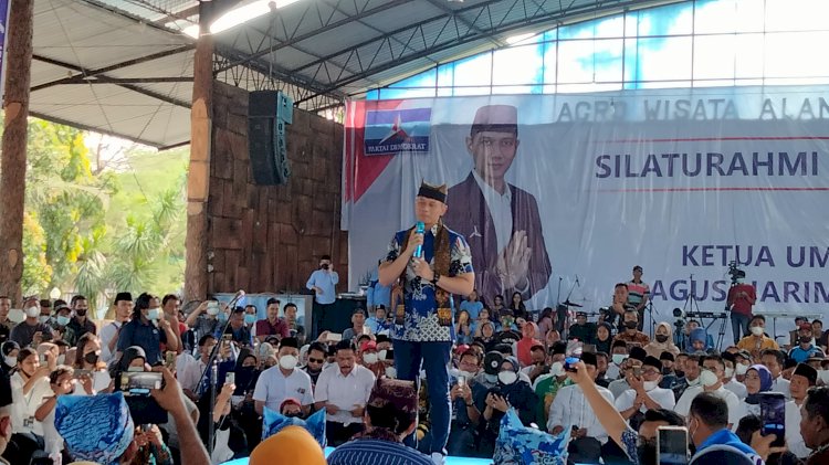 Ketum DPP PD AHY berdialog dengan masyarakat Banyuwangi/RMOLJatim