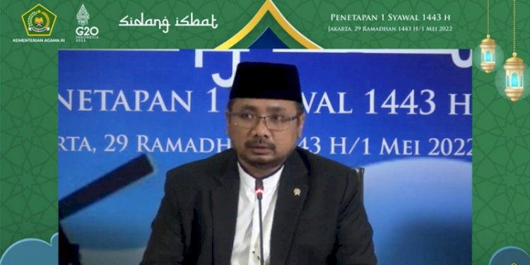 Menteri Agama Yaqut Cholil Qoumas