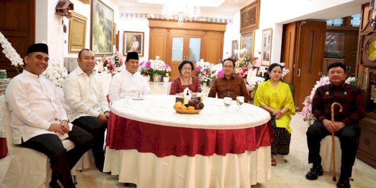 Pertemuan Ketua Umum Partai Gerindra, Prabowo Subianto dengan Ketua Umum PDI Perjuangan, Megawati Soekarnoputri di Teuku Umar, Jakarta Pusat/Ist